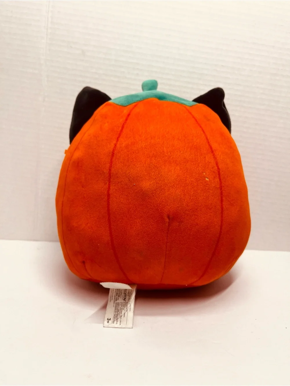 Plush Cat Halloween Pumpkin Cat Squishmallow- Orange and Black